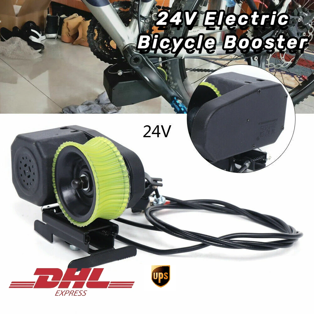 Electric Bicycle Mountain Bike Speed Booster Friction Drive MTB Speed Cycle Booster  24V Bicycle Booster Durable Accessories