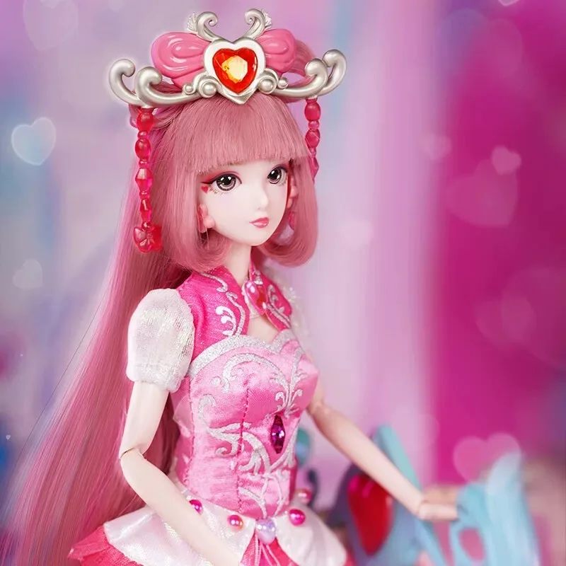 Doll 29cmchildren'S Toy Fairy Dress Up Dream Princess Cartoon Anime Doll Girl Princess 19 Movable Joint Simulation 3d Eyes Doll - Bilde 2