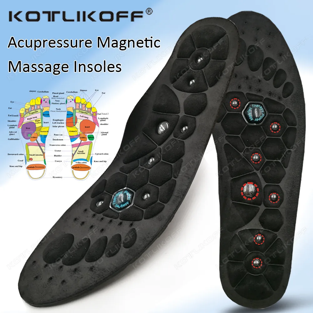 

Magnetic Massage Shoe Sole Relax Therapeutic Insoles Foot Orthotic Comfort Pain Whit Arch Support Walking Health Care Insert