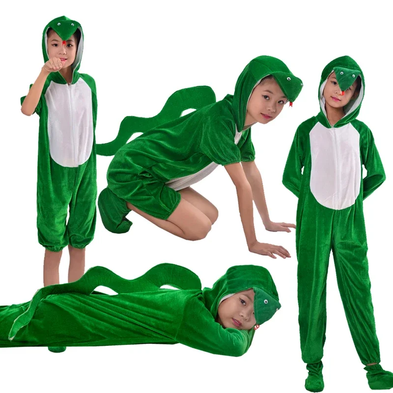 

New style Children's animal snake costume costume kindergarten stage cosplay performance halloween costumes