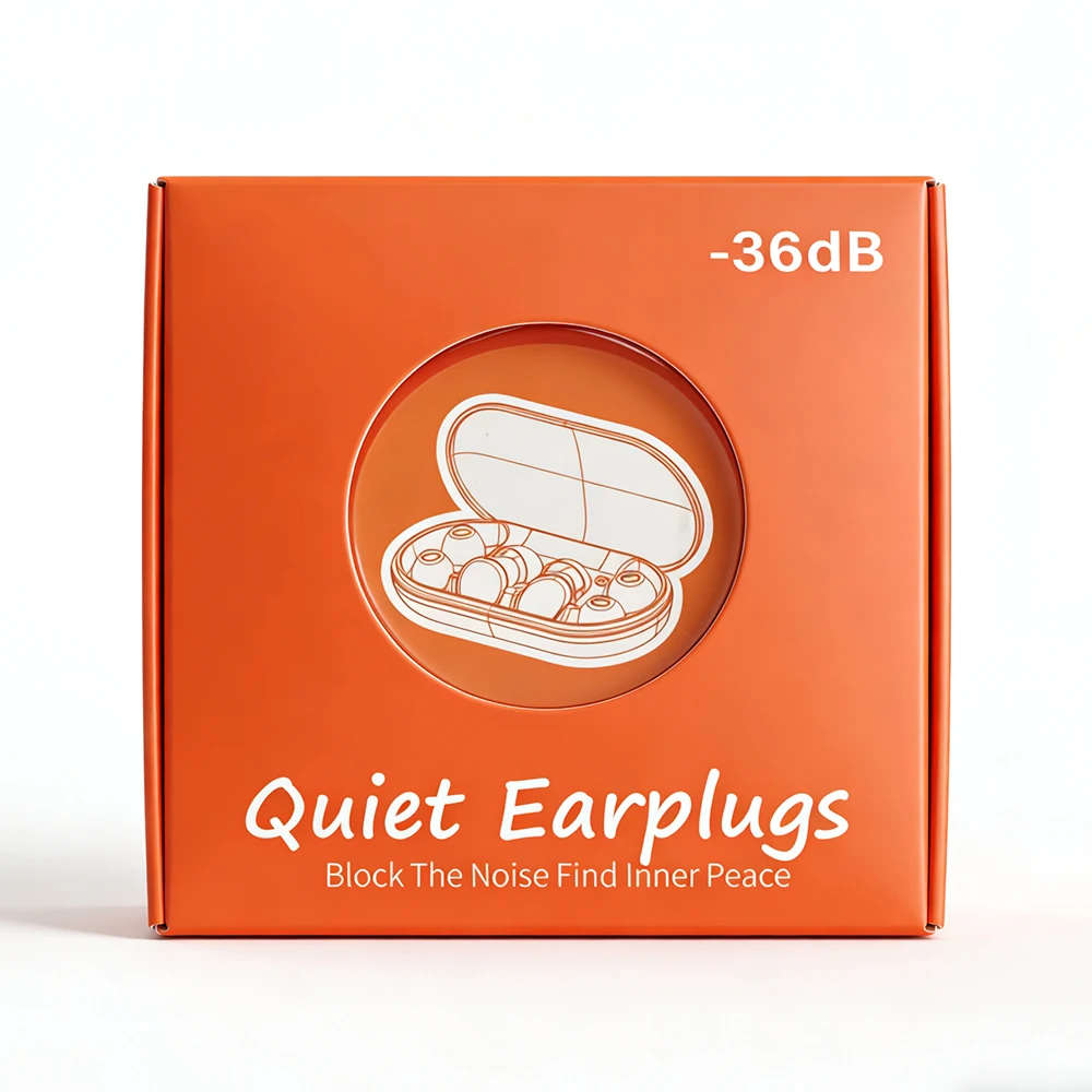 Premium Noise Cancelling Ear Plugs for Sleep & Focus - Reusable Sound Blocking Solution for Peaceful Rest & Travel