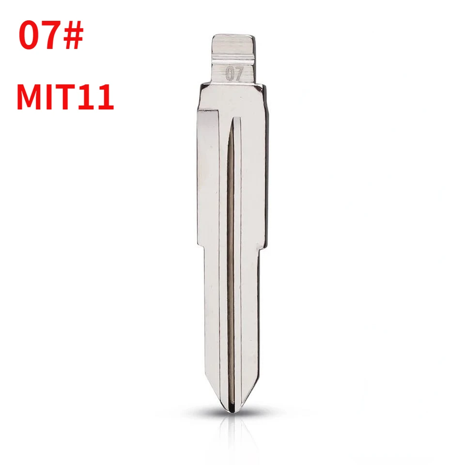 

10/20/50pcs 07# MIT11 MIT11R Metal Uncut Blank Flip Remote Key Blade for Mitsubishi for Keydiy KD Xhorse VVDI JMD