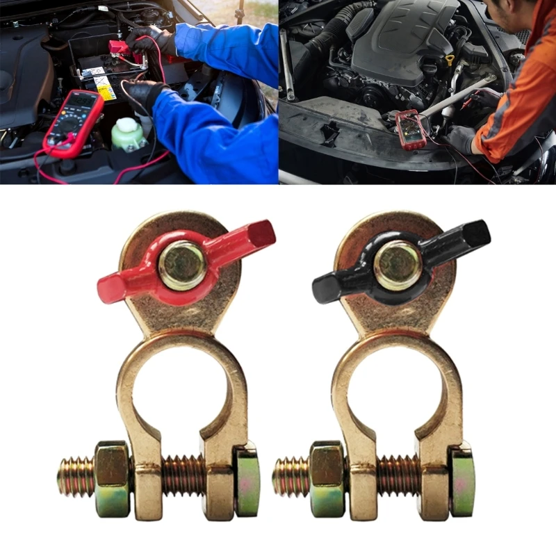 

Top Post Battery Terminals End Clamp Set Cable End Connector Universal Battery Terminal Connector Heavy Duty 1 Drop Shipping