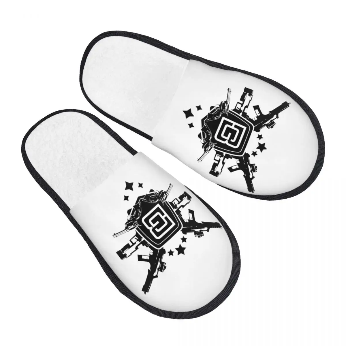 

Домашние тапочки с логотипом пистолета Berettas в стиле милитари, женские мягкие тапочки из пены с эффектом памяти, тапочки для спа