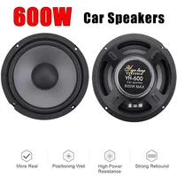 1PCS Car Speakers 600W 2-Way Vehicle Door Auto Audio Music Stereo Subwoofer Full Range Frequency Automotive Speakers 1