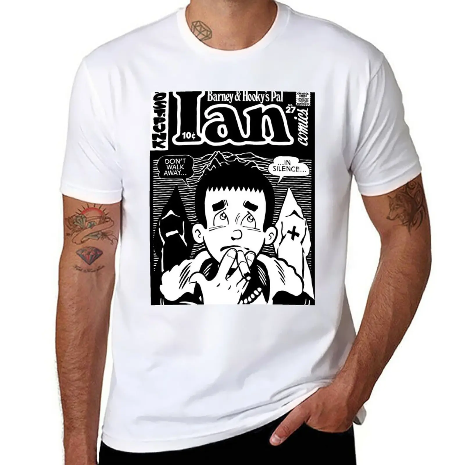 

New Silence T-Shirt sweat shirt summer tops anime clothes cute tops heavy weight t shirts for men