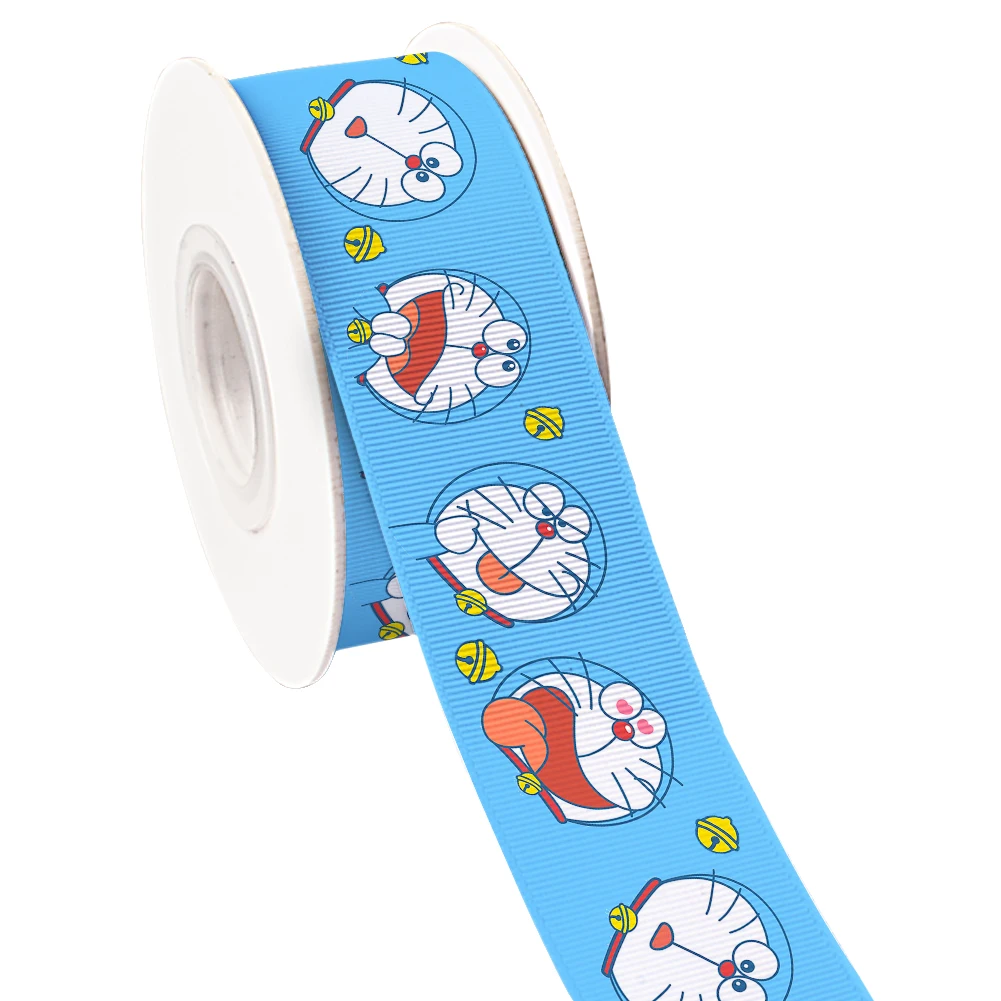 Nastri Per Cartoni Animati Giapponesi Doraemon Nastro Di Raso In Grosgrain Stampato Personalizzato Per Scrapbooking Forniture Artigianali Fai Da Te 10