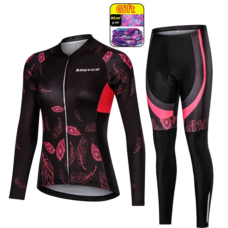 Ropa Ciclismo Mujer Maillot Ciclista Polar Tu00e9rmico Conjunto