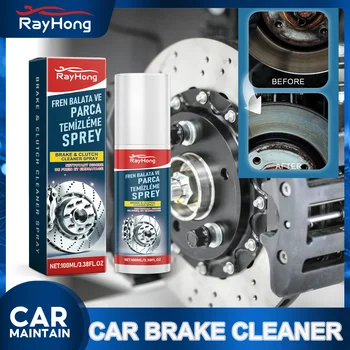 Brake Cleaner Spray Brake Parts Degreaser Dust Remover Disc Cleaner Prevents Noise Corrosion Inhibitor Fast Evaporating 100ml 1