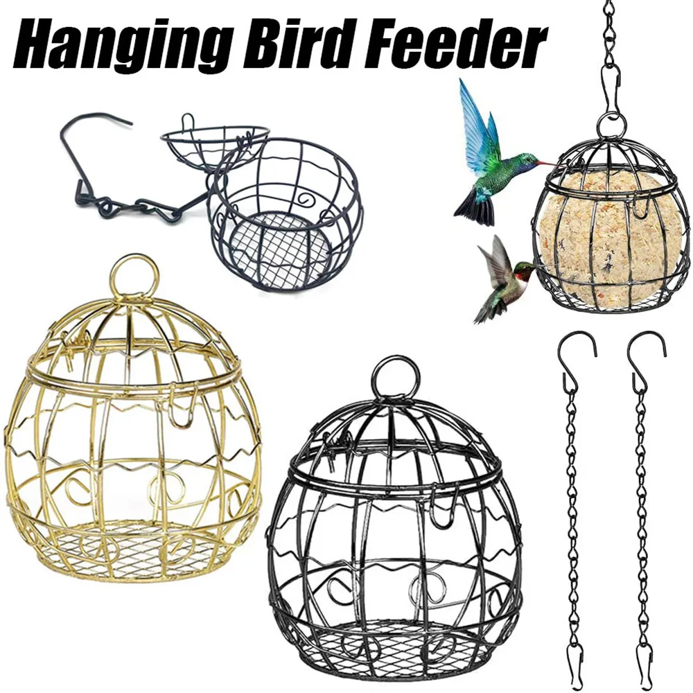 

Bird Feeder Automatic Foot Feeding Tool Outdoor Bird Feeder Hanging Nut Feeding Multiple Hole Dispenser Holder Food Container