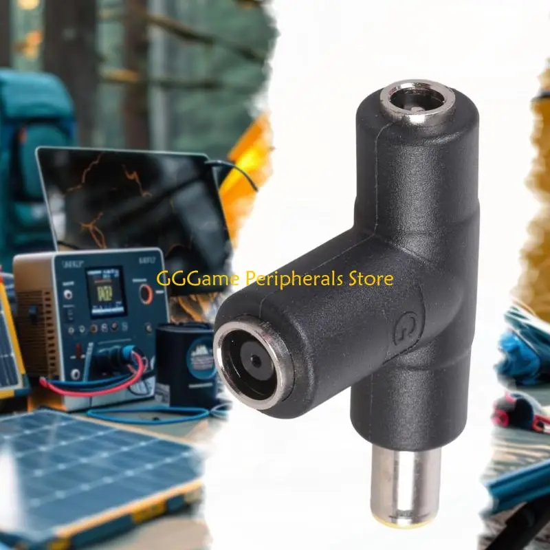 U55B DC7909-DC5521 Y 분배기 어댑터를 사용하면 휴대용 발전소로 고속 충전을 위한 이중 태양광 패널 연결이 가능합니다.