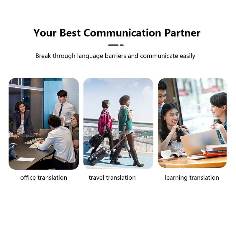 Texto de Voz Tradutor Portátil Idiomas Instantânea Inteligente Bluetooth App Fotografia Traduzida Língua Aprendizagem Viagem Negócios 70 - Image 6