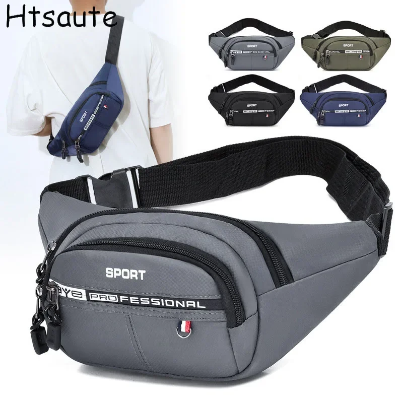 

Waist Bag Waterproof Unisex Outdoor Fanny Pack Crossbody Bags for Man Chest Belt Bag Travel Mobile Phone Bag Oxford Chest Pack