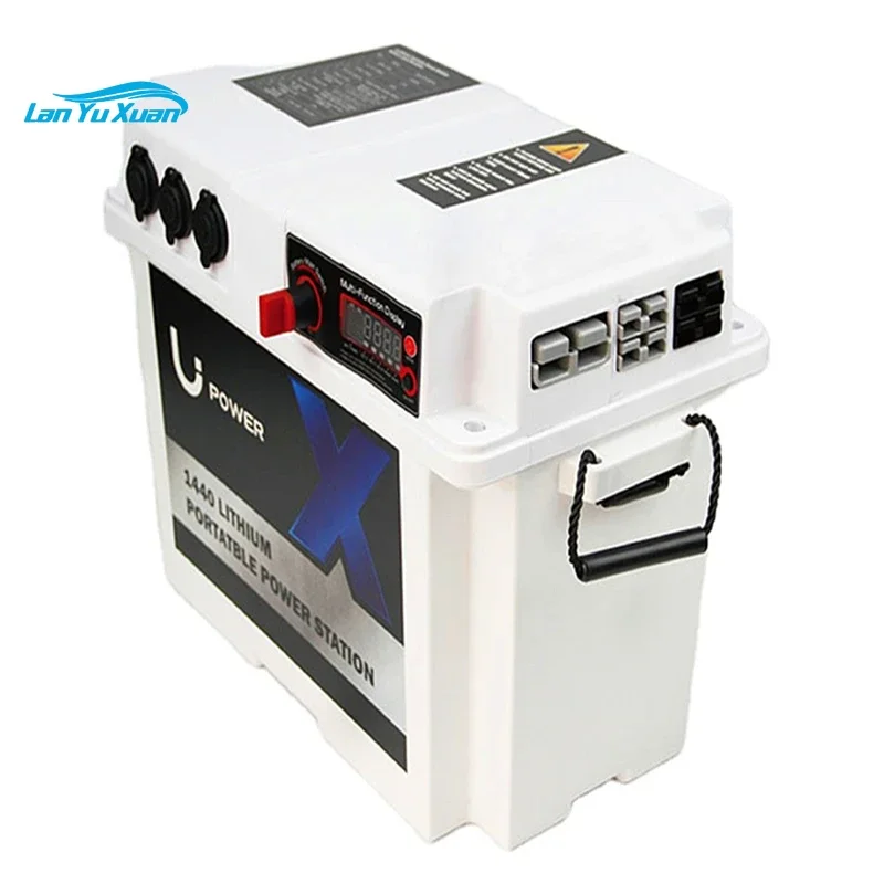 

Portable Power Station 1000W 200AH AC Car and Solar Charger For Outdoor Camping Boat and Trailer