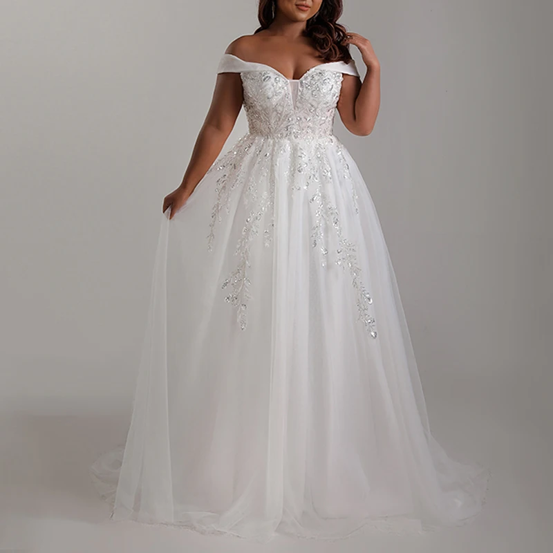 

luxury wedding dress Elegant sleeveless Appliques wedding gowns marriage vestido novia robe de mariee bride dress Ivory dress
