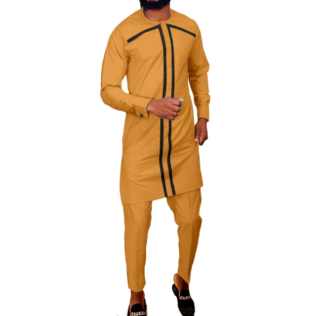 Afam Long Sleeve Dashiki Outfit - Image 2