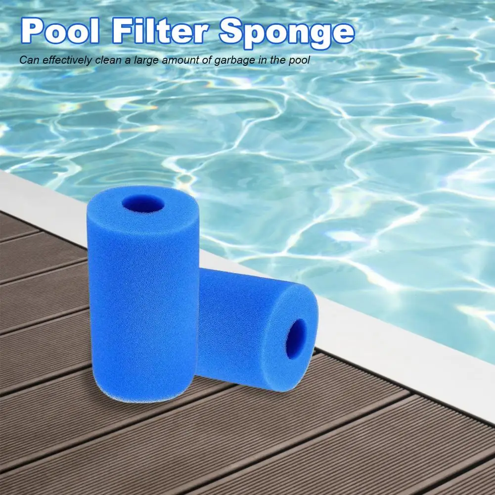 Pool Filter Sponge Pool Foam Reusable High Density Filter Sponge for Swimming Maintenance Removes Debris Leaves Hair swimming pool filter pool filter cleaner
