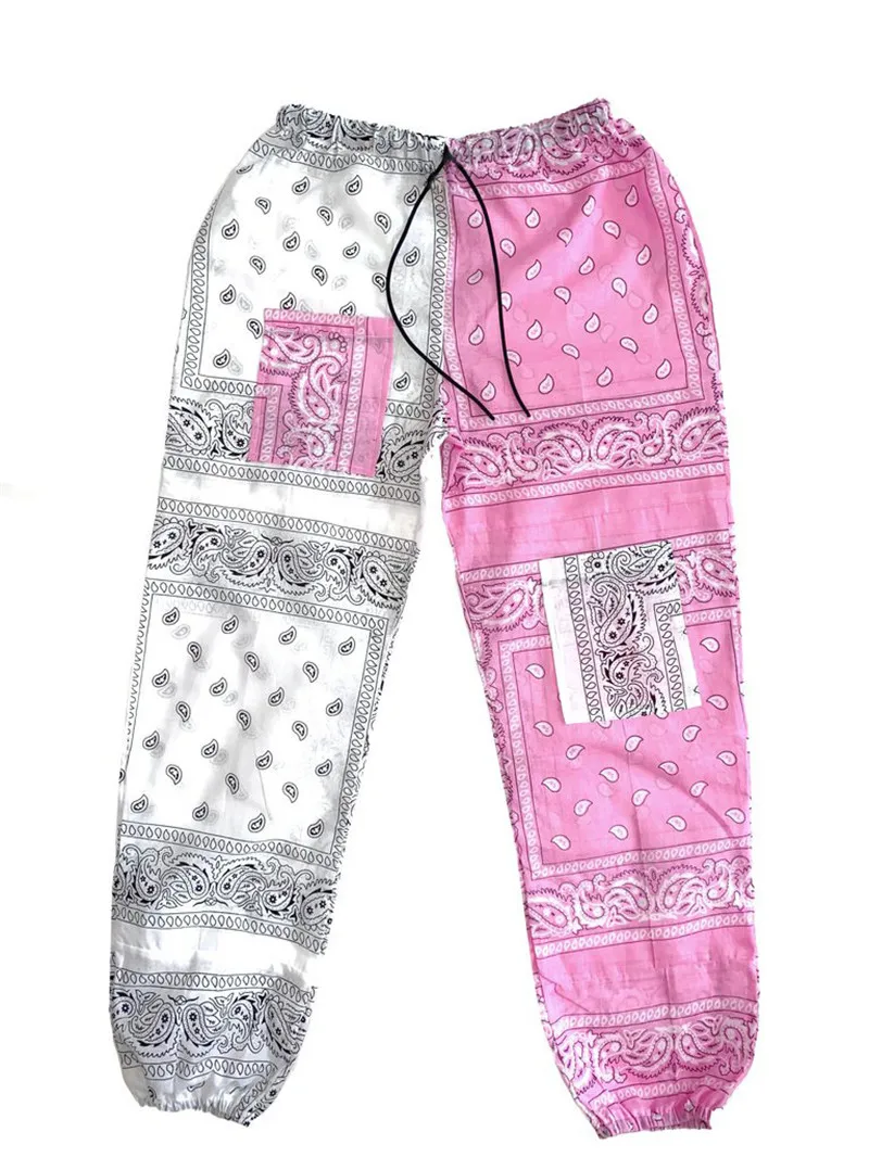 Pink Paisley Bandana Print Pant For 