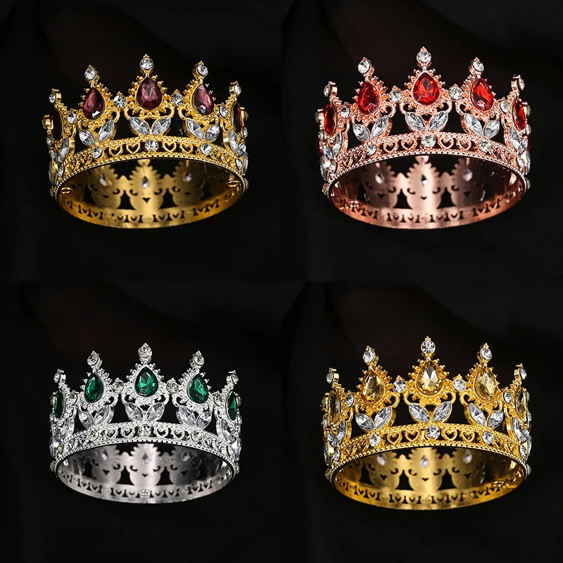 Shining Baby Crown Baroque Crown Baby Photography Props Shooting Accessories Creative Props Photo Decorations
