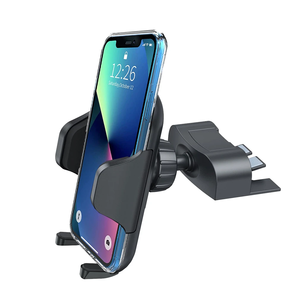 Car Phone Holder Mount Universal CD Slot Cell Phone Holder for Car Air Vent Car Holder for IPhone Samsung Huawei Smartphones mobile holder for tripod