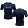 Men Gym Hub Graphic Print Running Compression Short sleeve tight-fitting Gym Sport T-shirt Fitness  RL00011 2