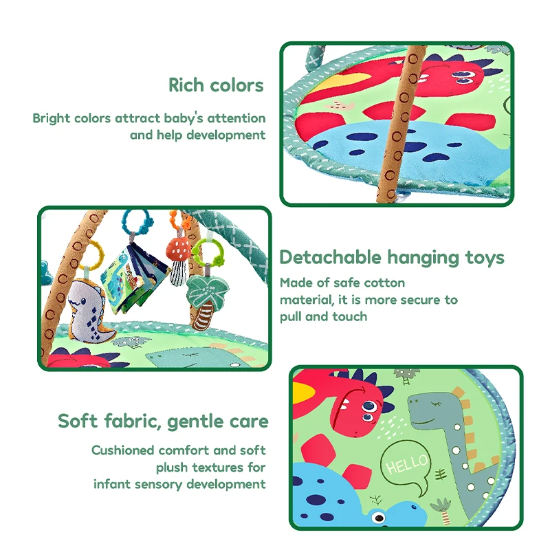  다기능 이벤트 피트니스 프레임 조기 교육 배 타임 퍼즐 계몽 게임 상호작용 장난감 매트  선물