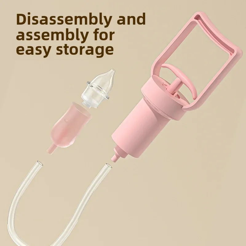 Manual Nasal Aspirator for Babies Newborn Children Hand Pull Type Clear Nasal Mucus And Debris Baby Nose Blockage Cleaner
