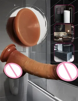 Realistic Huge Ejaculating Dildos Penis Squirting Dildo Adult Sex Toys for Women Couples Skin Feel Spray Water Penis Suction Cup 6