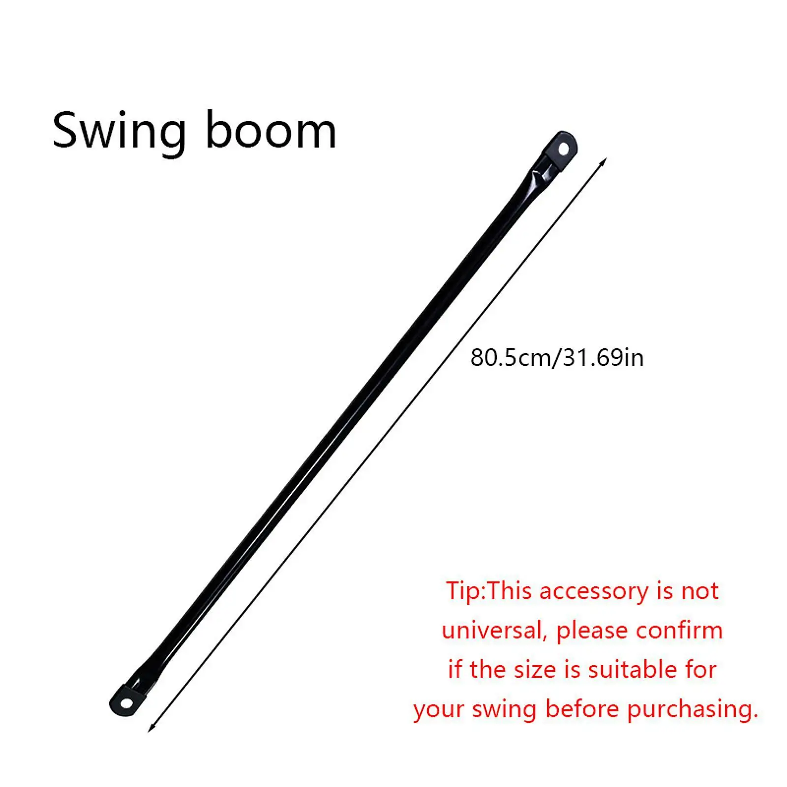 2Pcs Swing Replacement Rods for Tree Swing for Backyard Garden Seat