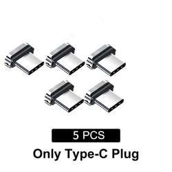 Magnetic Rotating Phone Cable Adapter Tips - Strong Magnetic Plug (Type C Plug)