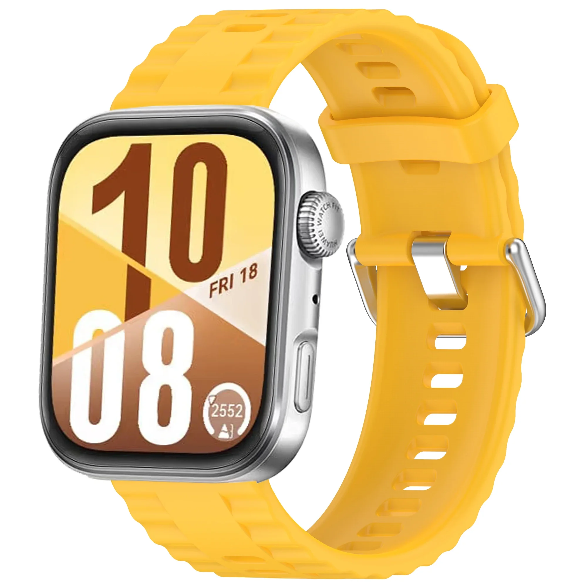 Enhanced Silicone Strap for Sports Smartwatch Replacement Wristband