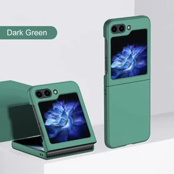 Foldable Screen - Friendly Case with Full Lens Protector - Skin - Friendly Back Cover - Samsung Z Flip 5 (Green)