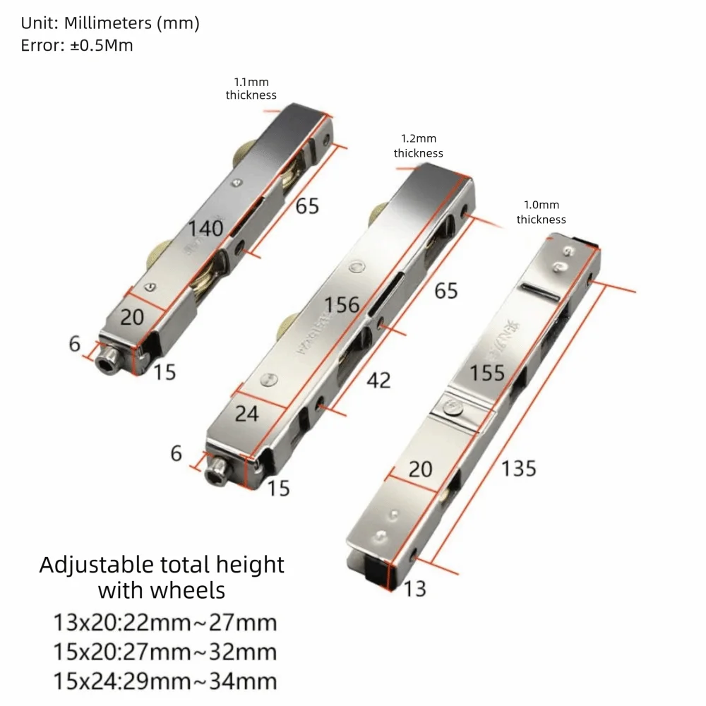 Stainless Steel Copper Sliding Door Rollers for Smooth Silent Operation