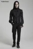 PUNK RAVE Men's Gothic Gorgeous Lace Decoration Asymmetric Lapel Waistcoat Unique Pointed Outline Elements Party Long Sleeve Top 4