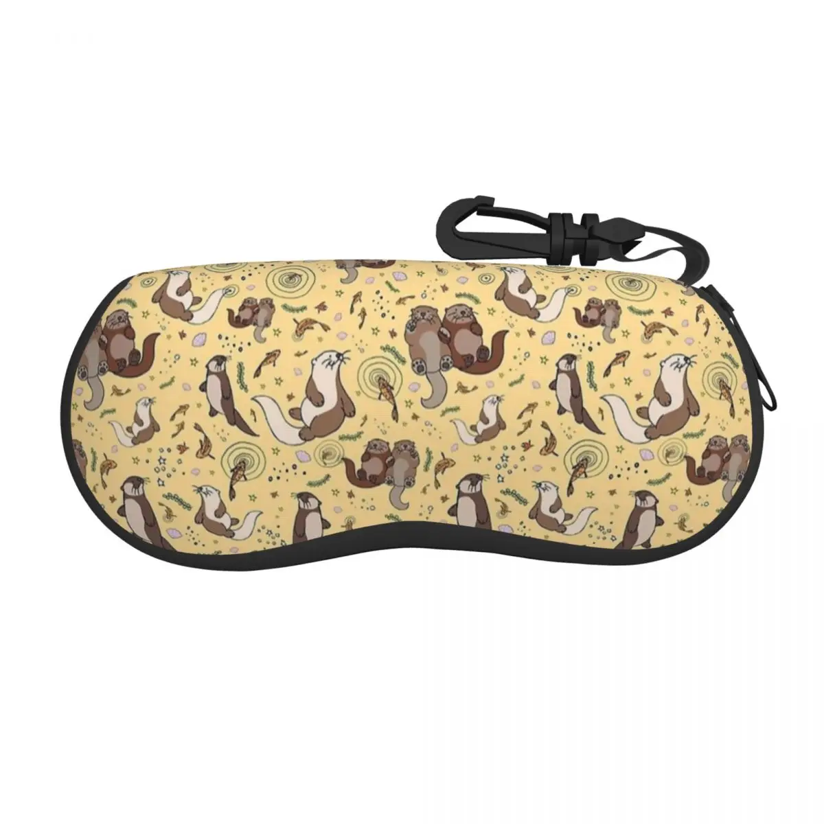 

Sea Otters Cute Animal Glasses Case Printing Accessories Eyewear Box Small Eyeglasses Box