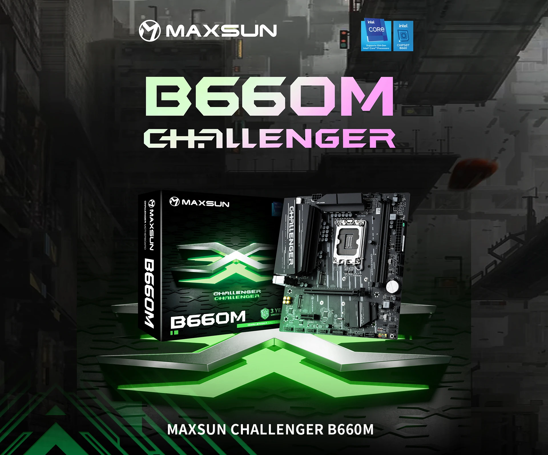 Ms challenger b760itx. Maxsun challenger b560m. maxsun.