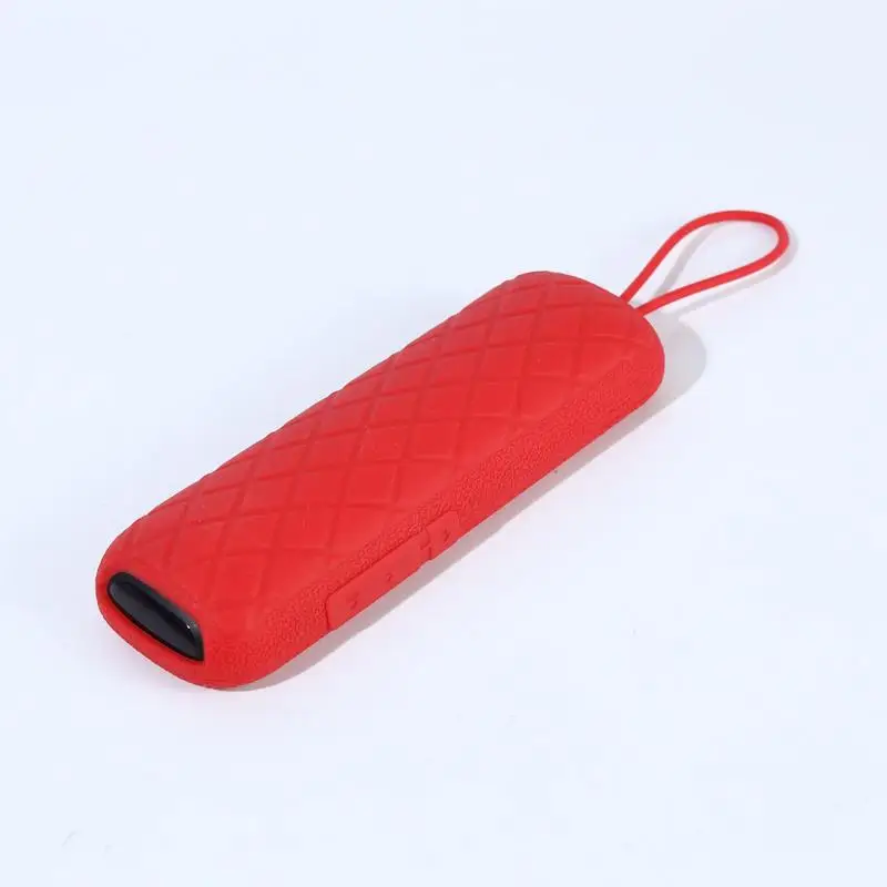Silicone Remote Control Cover Sleeve for TCL ROKU Remote Glow In The Dark Non-slip Protective Soft Case Dustproof with Lanyard