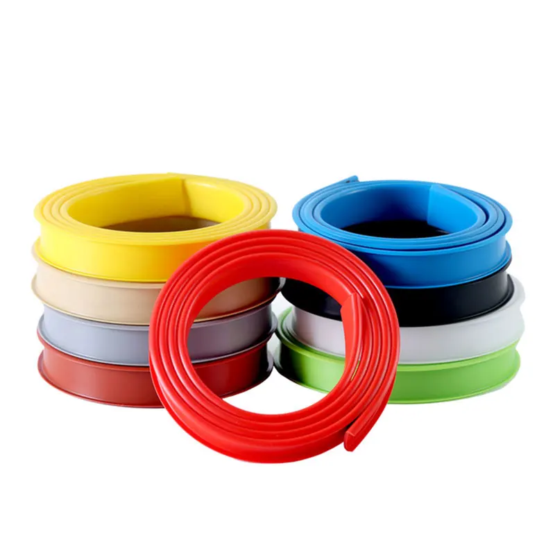 Self-Adhesive Edge Banding Strip Furniture Wood Board Cabinet Table Chair Protector Cover u-Shaped Silicone Rubber Seal Strip 5M furniture edging tape decorative edge strip