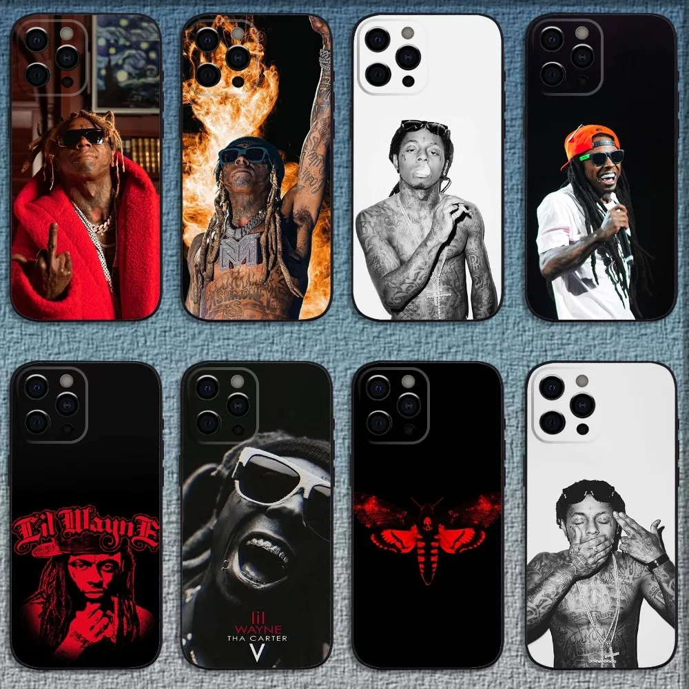 Rapper L-Lil W-Wayne Phone Case For iPhone 16,15,14,13,12,11,Pro,X,XS ...