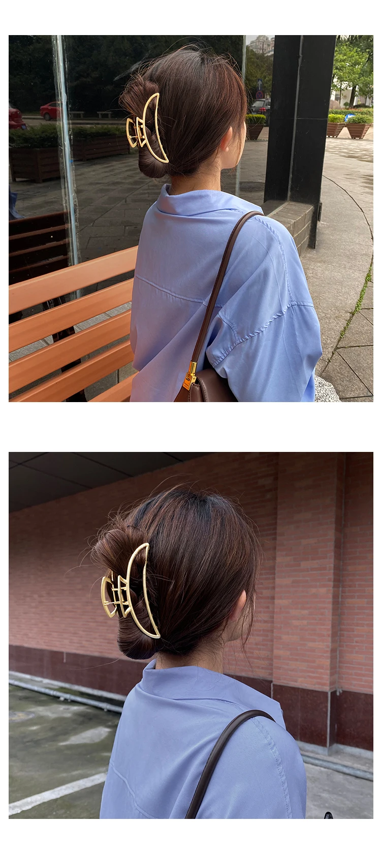 Haar klammern aus Metall, Haar klauen mit eleganter Farbe, für Damen, Vintage, Haarnadel, trend ige Mädchen, Haar-Accessoires – Detail 3