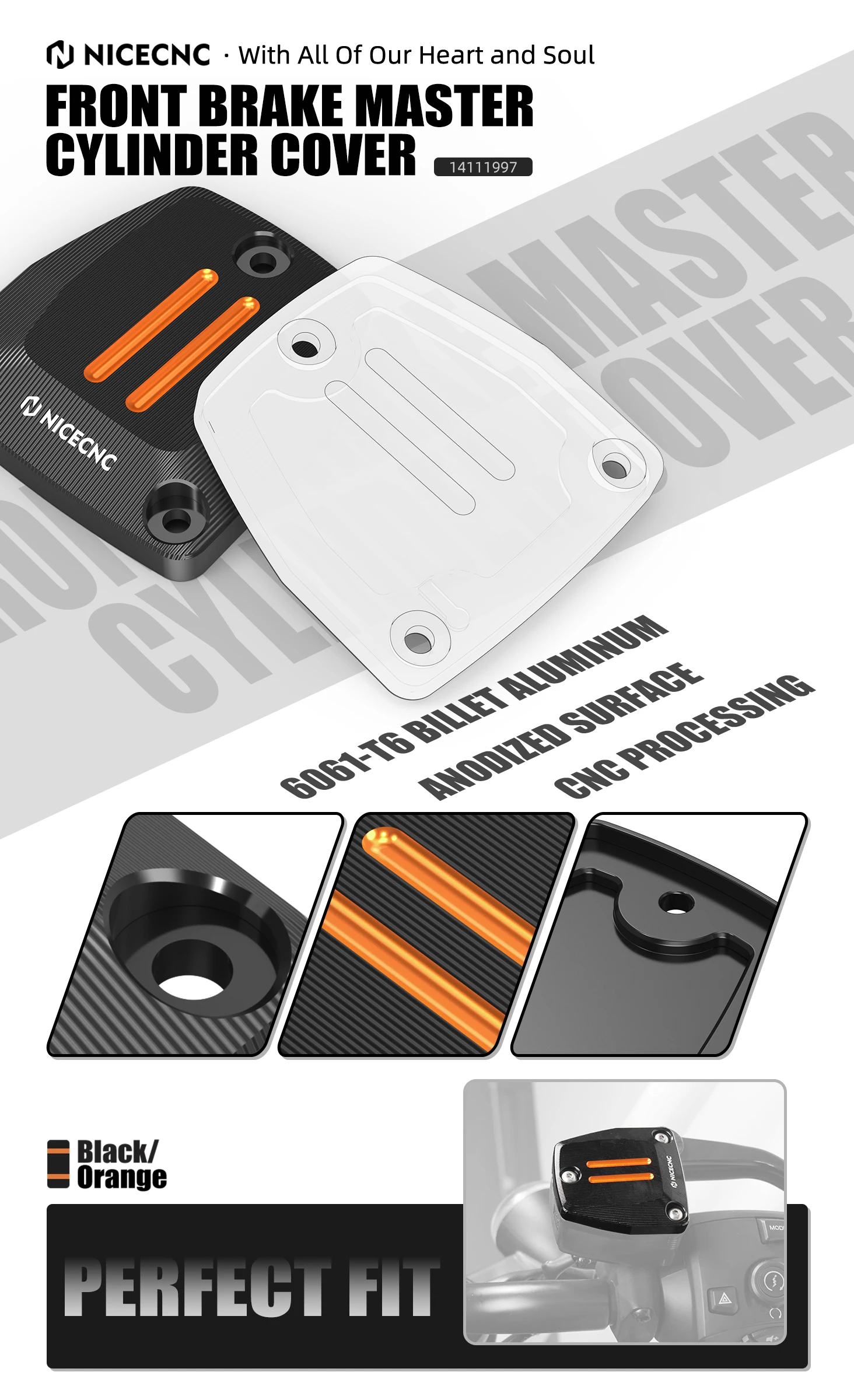 Vorderradbremszylinder-Abdeckung für Harley Sportster S RH1250S 2021–2024, Nightster RH975 2022–2024, 23. Spezial RH975S 2023–2024 – Detail 1