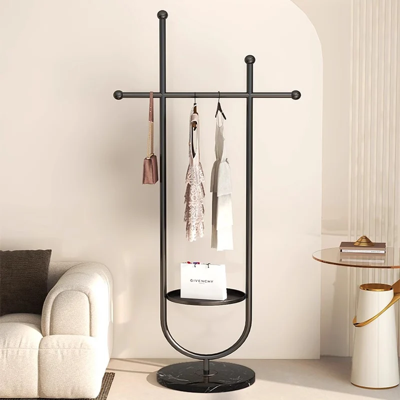 

Balcony Jacket Clothes Hanger Free Shipping Display Single Clothes Hanger Aesthetic Nordic Rack Para Ropa Livingroom Furniture