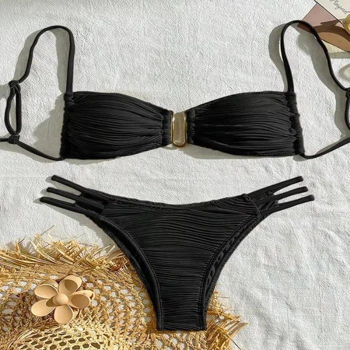 Nuovi bikini sexy 2025 Costumi da bagno Costumi da bagno da donna Push Up Spiaggia femminile Costumi da bagno Costumi da bagno Bikini brasiliano Set Piscina Bagnante