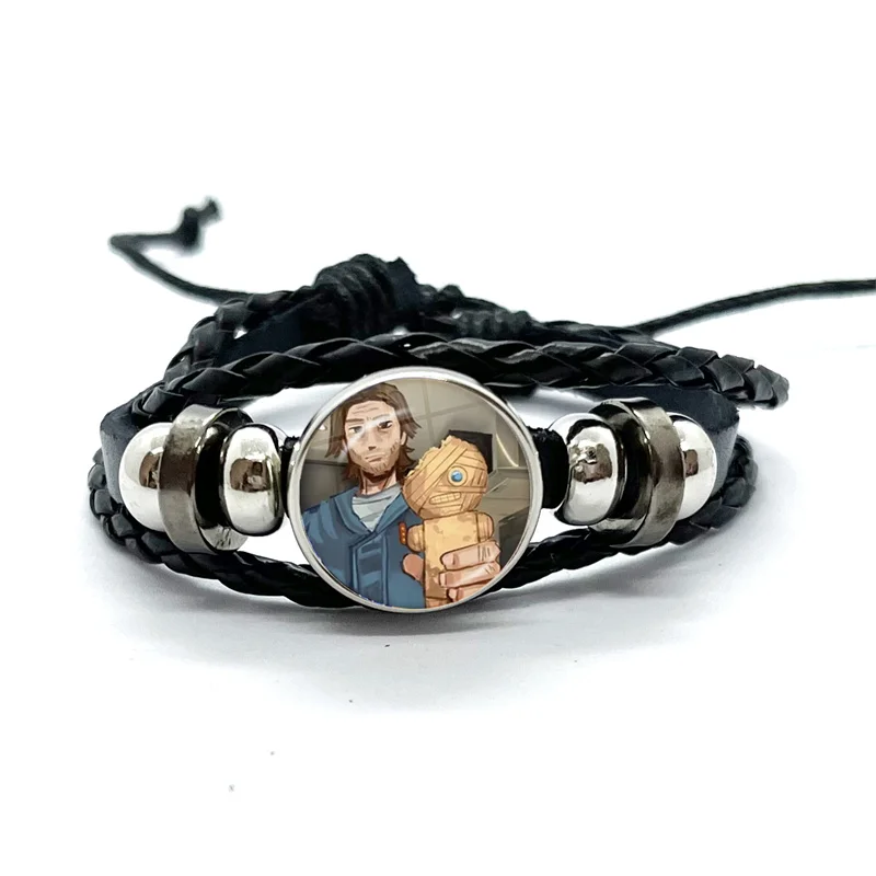 Hot Horror Game Mouthwashing Anya Jimmy Curly Anime Bracelets Art Multilayer Braided Bracelets Bangles Handmade Jewelry Gifts 3