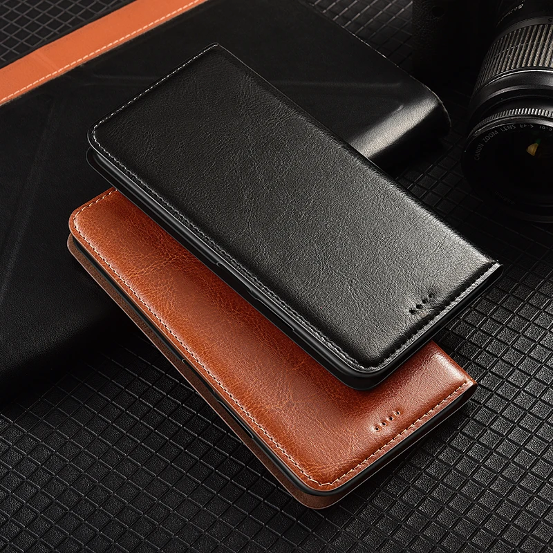 

Genuine leather wallet protective case For OnePlus Nord 2 2T 3 CE 2 3 Lite Ace 2 Pro Flip Phone Cover Cases