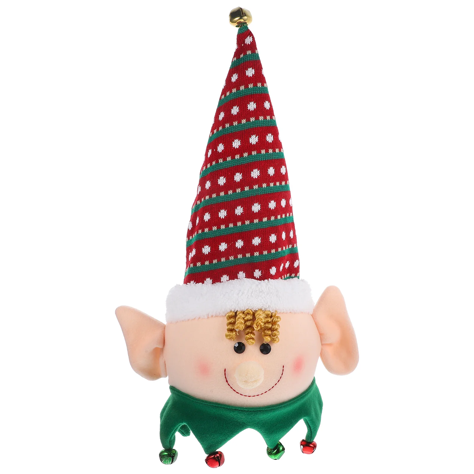 

Christmas Elf Treetop Topper Christmas Tree Ornament Party Adorable Elf Doll Adornment Festival Holiday Party Decoration