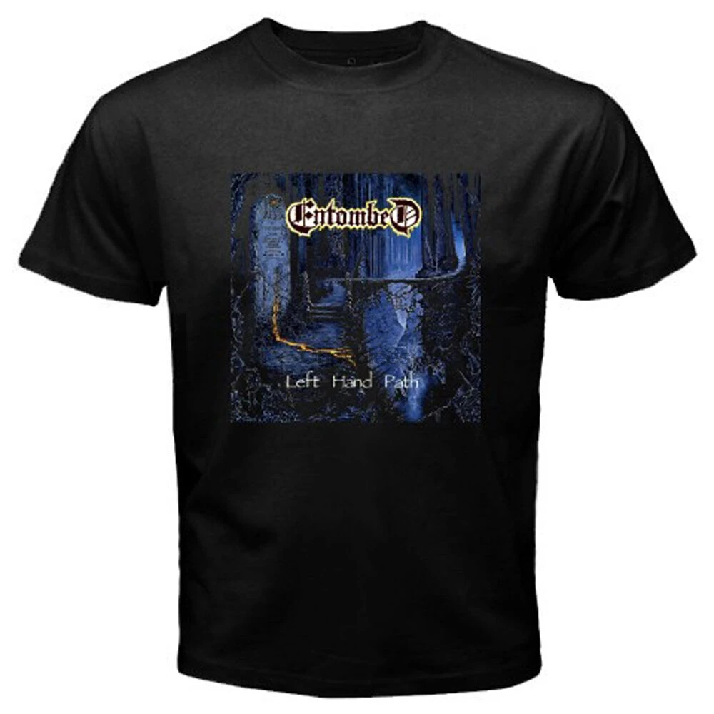 Entombed Uprising poster album cover metal hard rock music T Shirt all sizes S-5XL men's Black White