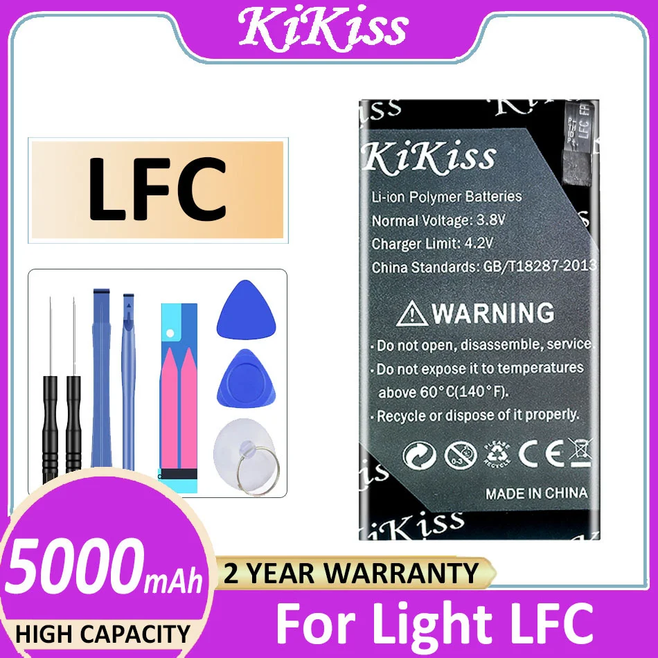 

KiKiss Battery 5000mAh For Light LFC Bateria