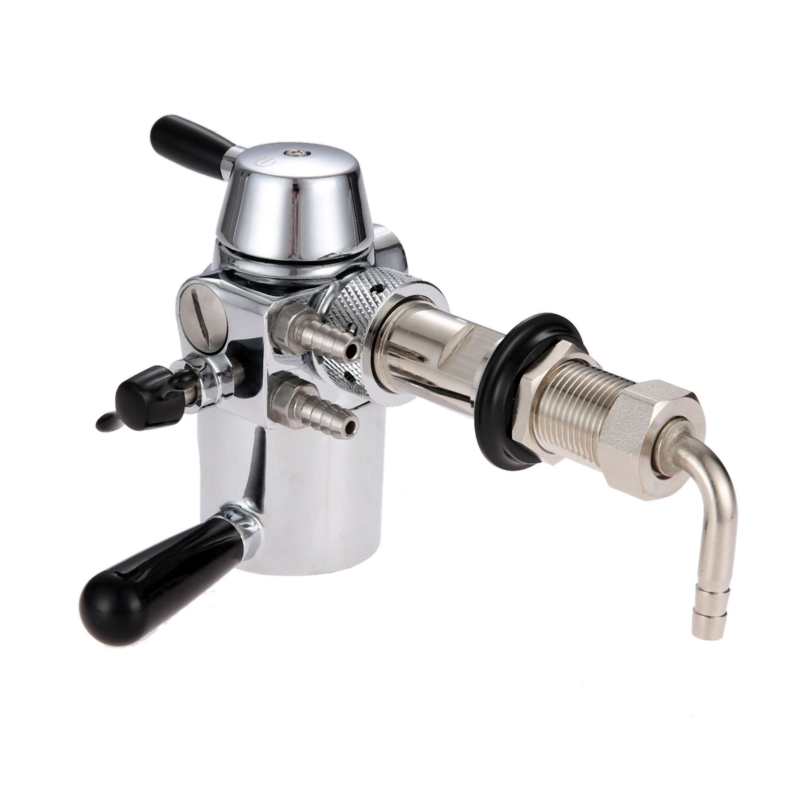 1pc Stainless Steel Beer Bottle Filler Tap Defoaming 5/8inch Thread