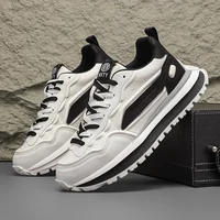 Fashion Vulcanized Sneakers For Men Street Style Platform Brand Casual Sneakers Men's Shoes Korean Walking British Shoes Male 2